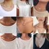 2021  Trend Star Heart Necklace for Women Choker Gold Chain Necklace Coin Pendant On Neck Charms Jewelry Christmas Gift