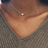 2021  Trend Star Heart Necklace for Women Choker Gold Chain Necklace Coin Pendant On Neck Charms Jewelry Christmas Gift