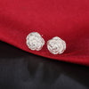 2022 Variety 925 Stamp Silver Color Earrings Flower Ear Stud Womens  Jewellery Love Gift