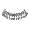 2021 Vintage Rhinestone Choker Necklace for Women Boho Ethnic Style Retro Carved Neck Chokers Maxi Necklace Collares