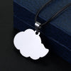 2022 Zinc Alloy Anime Red Cloud Drop Necklace Punk Style Men&amp;#39S Pendant Necklace Party Jewelry