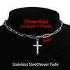 2021 Stainless Steel Choker Chain Necklace Punk Clavicle Short Neck Chain Pendant Necklace For Women Gothic Jewelry