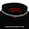 2021 Stainless Steel Choker Chain Necklace Punk Clavicle Short Neck Chain Pendant Necklace For Women Gothic Jewelry