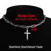2021 Stainless Steel Choker Chain Necklace Punk Clavicle Short Neck Chain Pendant Necklace For Women Gothic Jewelry