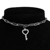 2021 Stainless Steel Choker Chain Necklace Punk Clavicle Short Neck Chain Pendant Necklace For Women Gothic Jewelry