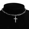 2021 Stainless Steel Choker Chain Necklace Punk Clavicle Short Neck Chain Pendant Necklace For Women Gothic Jewelry