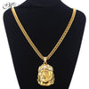 2021 cross-border supply large hip hop Jesus  necklace men's gold necklace