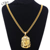 2021 cross-border supply large hip hop Jesus  necklace men's gold necklace