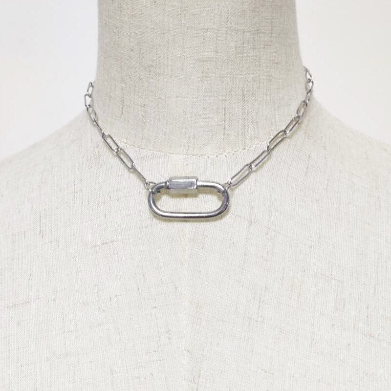 2021 design punk necklace exquisite spiral buckle pendant choker men unique neck decoration Jewelry gift for women