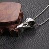 2022 viking crow pendant necklace stainless steel crow skull men and women pendant necklace viking jewelry