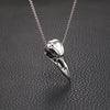2022 viking crow pendant necklace stainless steel crow skull men and women pendant necklace viking jewelry