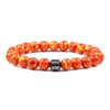 2021 pulsera hombre Cylinder Hematite Bracelets For Men Classic Nature Stone Beads Bracelets & Bangles Homme Yoga Jewelry Gift