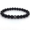 2021 pulsera hombre Cylinder Hematite Bracelets For Men Classic Nature Stone Beads Bracelets & Bangles Homme Yoga Jewelry Gift