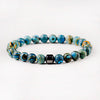 2021 pulsera hombre Cylinder Hematite Bracelets For Men Classic Nature Stone Beads Bracelets & Bangles Homme Yoga Jewelry Gift