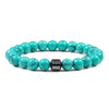 2021 pulsera hombre Cylinder Hematite Bracelets For Men Classic Nature Stone Beads Bracelets & Bangles Homme Yoga Jewelry Gift