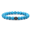 2021 pulsera hombre Cylinder Hematite Bracelets For Men Classic Nature Stone Beads Bracelets & Bangles Homme Yoga Jewelry Gift