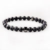 2021 pulsera hombre Cylinder Hematite Bracelets For Men Classic Nature Stone Beads Bracelets & Bangles Homme Yoga Jewelry Gift