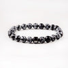 2021 pulsera hombre Cylinder Hematite Bracelets For Men Classic Nature Stone Beads Bracelets & Bangles Homme Yoga Jewelry Gift