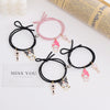 2021 2pcs Couples Matching Bracelet Magnet Cute Doll Star Pendant Braslet Elastic Rope Paired Braclet Parent Child Brazalete
