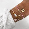 2021 Bohemian Bracelets & Bangles Set Vintage Bead Boho Charm Bracelet For Women Jewelry Accessories Pulseras Mujer Bijoux Femme