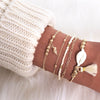 2021 Bohemian Bracelets & Bangles Set Vintage Bead Boho Charm Bracelet For Women Jewelry Accessories Pulseras Mujer Bijoux Femme