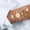 2021 Bohemian Bracelets & Bangles Set Vintage Bead Boho Charm Bracelet For Women Jewelry Accessories Pulseras Mujer Bijoux Femme