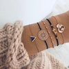 2021 Bohemian Bracelets & Bangles Set Vintage Bead Boho Charm Bracelet For Women Jewelry Accessories Pulseras Mujer Bijoux Femme