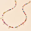 2021 Bohemian Colorful Small Beads Chain Gold Star Pendant Trendy Necklaces Jewelry for Women Girls Elegant Accessories