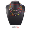 2021 Bohemian Multilayer Bead Daisy Flower Necklace For Women Rainbow Summer Statement Necklace Girl Party Jewelry Gifts