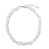 2022 Bohemian Natural Puka Shell White Color Irregular  Chip  Choker Necklace For Women Men Collares De Moda Kolye Sale