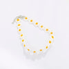 2021 Classic Daisy Collar Ladies Lace Collar Party Casual Boho Style Yellow Flower Hippie Necklace White Jewelry