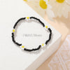 2022 Colorful Daisy Flowers Beaded Necklace Charm Statement Short Choker Necklace for Women Korea Summer Jewelry