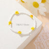 2022 Colorful Daisy Flowers Beaded Necklace Charm Statement Short Choker Necklace for Women Korea Summer Jewelry