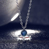 2021 Creative Starry Sky Design Astronaut Necklace Female Roaming Space Clavicle Chain Female Summer All-match Jewelry
