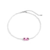 2021 Creative Sweet Handmade Small Frog Clavicle Chain Simple Rice Beads Round Bead Necklace for Women Girls Jewelry Gifts