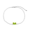 2021 Creative Sweet Handmade Small Frog Clavicle Chain Simple Rice Beads Round Bead Necklace for Women Girls Jewelry Gifts