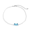 2021 Creative Sweet Handmade Small Frog Clavicle Chain Simple Rice Beads Round Bead Necklace for Women Girls Jewelry Gifts