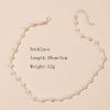 2021 Elegant White Imitation Pearl Choker Necklace for Women Small Big Round Bead Pearl Wedding Necklace Jewelry