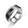 2021 European and American   smart temperature couple ring ECG display temperature ring high-end