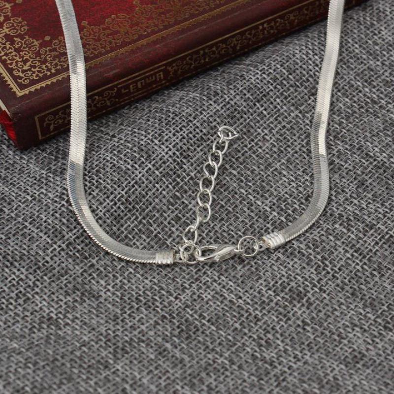 2021 European and American  selling men's 5mm Necklace horsewhip chain big gold chain hip hop accessories
