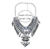 2021 Bohemian Arrow Choker Collar Necklace Vintage Tassel Statement Maxi Long Necklace Women Collier Femme Jewelry