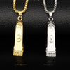 2022 Creative Razor Pendant Necklace Popular Simple Personality Wild Exquisite Design Hip Hop Party Pendant Jewelry Gift