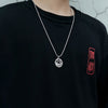 2021 Hip Hop Rock Neck Chain for Men Women Smile Face Pendant Necklace evil Punk Gothic Collar Couple Friends Necklace