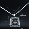 2022 Moon Sun Pentagram Stainless Steel WITCH Necklace for Women/Men Witchcraft Book Necklace Jewelry joyas N1906S02