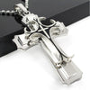 2021   Black Rectangle Pendant Necklace Men Trendy Simple Stainless Steel Chain Men Necklace Jewelry Gift