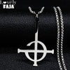 2021 Ghost BC nameless Stainless Steel Necklace Ghoul band Pope emeritus symbol Mask grucifix Poster Necklaces Jewelry N643S03