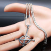 2021 Ghost BC nameless Stainless Steel Necklace Ghoul band Pope emeritus symbol Mask grucifix Poster Necklaces Jewelry N643S03