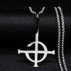 2021 Ghost BC nameless Stainless Steel Necklace Ghoul band Pope emeritus symbol Mask grucifix Poster Necklaces Jewelry N643S03