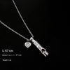 2021 Goth   Cross Pendant Long Necklace Men PunkTrendy Simple Titanium Stainless Steel Chain Mens Jewellery Gift