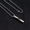 2021 Goth   Cross Pendant Long Necklace Men PunkTrendy Simple Titanium Stainless Steel Chain Mens Jewellery Gift